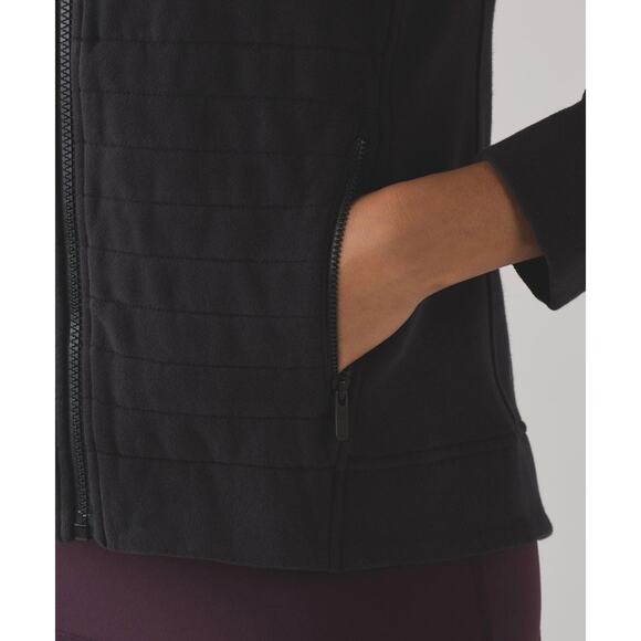 (6) $128 Lululemon Lululemon Fleece Be True Hoodie Black - Picture 8 of 8